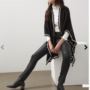 Chico’s Zig Zag Trim Ruana